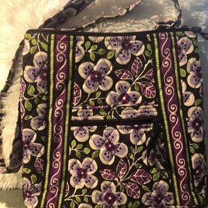 Cloth shoulder bag Plum Petals